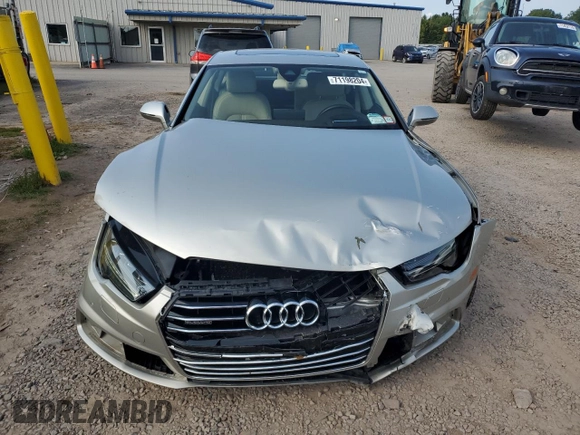 2017 Audi A7 Prestige with VIN WAU22AFC6HN012031, listed as a Copart auction lot 71198204 with 109,752 mi miles and Salvage Title. Bid and sale history available at carsss.com. Image 5.