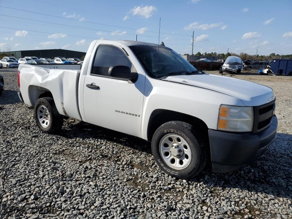 2007 Chevrolet Silverado 1500 Work Truck with VIN 1GCEC14C47Z589342, listed as a Copart auction lot 47961895 with 166,967 mi miles and Salvage Title. Bid and sale history available at carsss.com. Image 4.