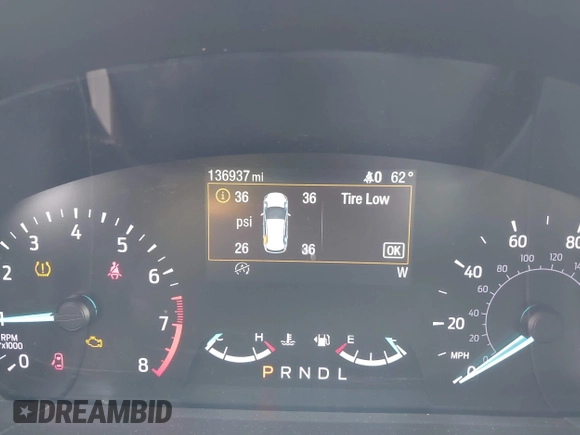 2020 Ford Escape SE with VIN 1FMCU9G67LUC31633, listed as a IAAI auction lot 42173290 with 136,937 mi miles and . Bid and sale history available at DreamBid. Image 15.