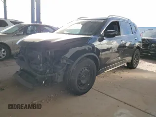 2017 Nissan Rogue SV with VIN KNMAT2MT5HP510648, listed as a Copart auction lot 44515485 with 163,016 mi miles and Salvage title. Bid and sale history available at DreamBid. Image 1.