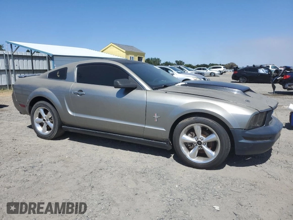 2008 Ford Mustang Deluxe with VIN 1ZVHT80N485150290, listed as a Copart auction lot 57911985 with 217,296 mi miles and Salvage title. Bid and sale history available at DreamBid. Image 4.