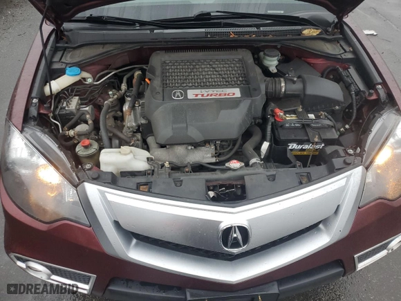 2011 Acura RDX with VIN 5J8TB1H29BA003609, listed as a Copart auction lot 43600265 with 134,600 mi miles and Salvage Title. Bid and sale history available at carsss.com. Image 12.