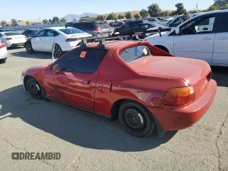 1993 Honda del Sol Si with VIN JHMEH6267PS009746, listed as a Copart auction lot 73194054 with 130,177 mi miles and Salvage Title. Bid and sale history available at carsss.com. Image 2.