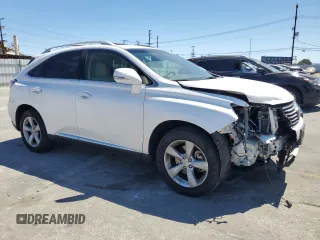 2014 Lexus RX 350 with VIN 2T2ZK1BA9EC140666, listed as a Copart auction lot 62848395 with 103,135 mi miles and Salvage title. Bid and sale history available at DreamBid. Image 4.