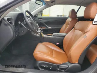 2012 Lexus IS 250 C with VIN JTHFF2C28C2522934, listed as a Copart auction lot 49918695 with 109,595 mi miles and Salvage title. Bid and sale history available at DreamBid. Image 7.