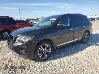 2017 Nissan Pathfinder S with VIN 5N1DR2MN2HC613459, listed as a Copart auction lot 55172255 with 109,739 mi miles and Clean title. Bid and sale history available at DreamBid. Image 1.