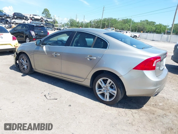 2015 Volvo S60 T5 Drive-E Premier Plus with VIN YV140MFC9F1318920, listed as a IAAI auction lot 41930684 with 66,790 mi miles. Bid and sale history available at carsss.com. Image 3.