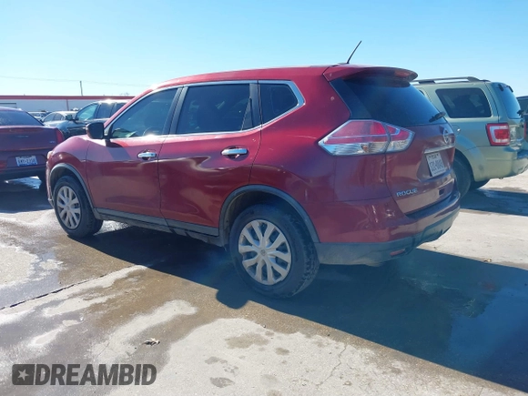2015 Nissan Rogue SV with VIN KNMAT2MV9FP552979, listed as a IAAI auction lot 41412809 with 235,127 mi miles. Bid and sale history available at carsss.com. Image 14.