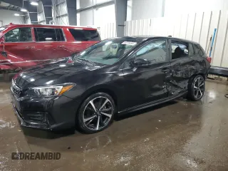 2023 Subaru Impreza Sport with VIN 4S3GTAM69P3700344, listed as a Copart auction lot 44818495 with 40,861 mi miles and Salvage Title. Bid and sale history available at carsss.com. Image 1.