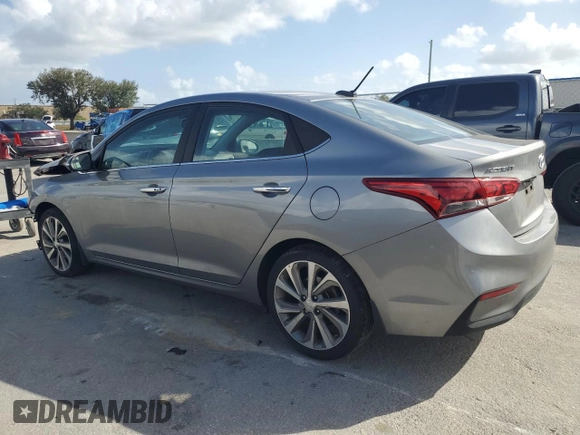 2021 Hyundai Accent Limited with VIN 3KPC34A62ME145312, listed as a Copart auction lot 78124764 with 49,399 mi miles and Salvage Title. Bid and sale history available at carsss.com. Image 2.