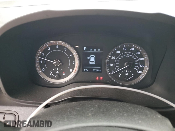 2022 Hyundai Venue SEL with VIN KMHRC8A37NU195404, listed as a Copart auction lot 50843045 with 37,736 mi miles and Salvage Title. Bid and sale history available at DreamBid. Image 9.