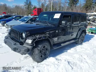 2018 Jeep Wrangler Unlimited Sport with VIN 1C4HJXDG5JW182891, listed as a IAAI auction lot 41580812 with 91,122 mi miles. Bid and sale history available at carsss.com. Image 18.