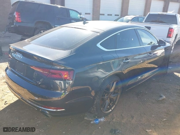 2019 Audi A5 Sportback Premium Plus with VIN WAUBNCF55KA018020, listed as a IAAI auction lot 41339747 with 65,905 mi miles. Bid and sale history available at carsss.com. Image 4.