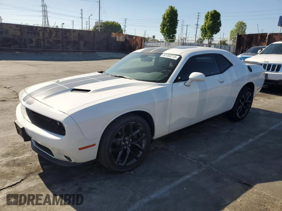 2020 Dodge Challenger SXT with VIN 2C3CDZAG7LH161595, listed as a Copart auction lot 53702215 with 33,772 mi miles and Clean Title. Bid and sale history available at DreamBid. Image 1.