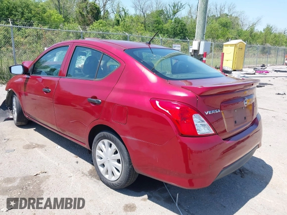 2018 Nissan Versa Sedan SV with VIN 3N1CN7AP6JL864254, listed as a IAAI auction lot 41988368 with Not Provided miles. Bid and sale history available at carsss.com. Image 3.