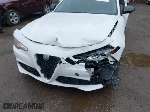 2021 Alfa Romeo Giulia Ti Sport with VIN ZARFAMBN9M7640461, listed as a IAAI auction lot 42329442 with 43,266 mi miles and . Bid and sale history available at DreamBid. Image 6.