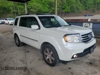 2013 Honda Pilot Touring with VIN 5FNYF3H95DB012660, listed as a Copart auction lot 53327255 with 122,139 mi miles and Salvage Title. Bid and sale history available at DreamBid. Image 4.