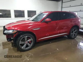 2017 Jaguar F-Pace S with VIN SADCM2BV2HA086296, listed as a Copart auction lot 49041805 with 87,303 mi miles and Salvage Title. Bid and sale history available at DreamBid. Image 1.