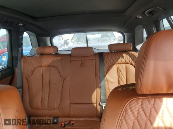 2024 BMW X5 M60i with VIN 5UX33EU08R9T28706, listed as a Copart auction lot 75655144 with 0 mi miles and Non Repairable. Bid and sale history available at carsss.com. Image 10.