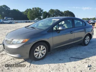 2012 Honda Civic LX z VIN 19XFB2F58CE375388, wystawiony jako Copart lot #57632905 z przebiegiem 99 352 mil mil oraz Szkoda całkowita • Salvage title. Historia ofert i sprzedaży dostępna na DreamBid. Obrazek 1.