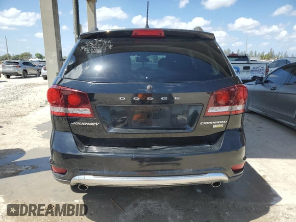 2018 Dodge Journey Crossroad with VIN 3C4PDCGG4JT517135, listed as a Copart auction lot 54603705 with 160,491 mi miles and Salvage title. Bid and sale history available at DreamBid. Image 6.