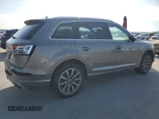 2017 Audi Q7 Premium Plus with VIN WA1LAAF73HD002389, listed as a Copart auction lot 45094155 with 107,686 mi miles and Salvage Title. Bid and sale history available at carsss.com. Image 3.