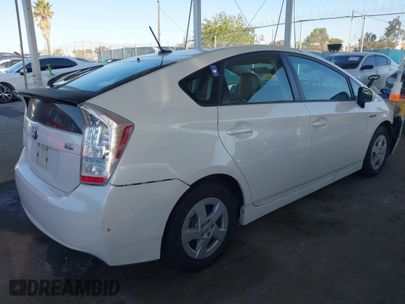 2010 Toyota Prius II with VIN JTDKN3DU9A0064015, listed as a IAAI auction lot 41967100 with 173,526 mi miles and . Bid and sale history available at carsss.com. Image 4.