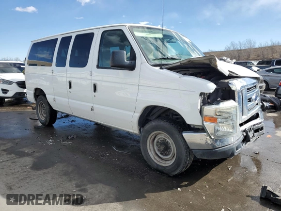 2011 Ford Econoline Passenger XL with VIN 1FBNE3BL4BDA67376, listed as a Copart auction lot 41890935 with 171,949 mi miles and Salvage Title. Bid and sale history available at carsss.com. Image 4.