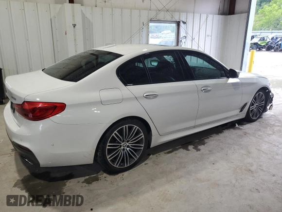 2018 BMW 5 Series 540i xDrive with VIN WBAJE7C53JWC54662, listed as a Copart auction lot 63703595 with 96,523 mi miles and Salvage title. Bid and sale history available at DreamBid. Image 3.