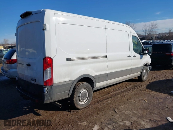 2023 Ford Transit Cargo with VIN 1FTBR1C89PKA63540, listed as a IAAI auction lot 41643089 with 65,898 mi miles. Bid and sale history available at carsss.com. Image 4.