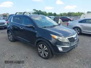 2013 Kia Sportage EX with VIN KNDPCCA23D7427564, listed as a IAAI auction lot 42681328 with 111,963 mi miles and . Bid and sale history available at DreamBid. Image 1.