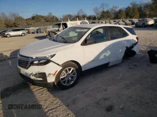 2023 Chevrolet Equinox LS z VIN 3GNAXSEG1PL117740, wystawiony jako Copart lot #79932014 z przebiegiem 111 750 mil mil oraz Szkoda całkowita • Salvage title. Historia ofert i sprzedaży dostępna na DreamBid. Obrazek 1.