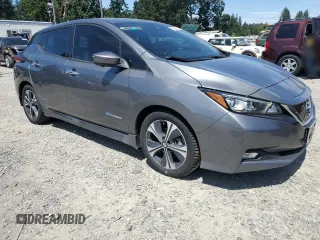 2018 Nissan LEAF SV with VIN 1N4AZ1CP4JC305144, listed as a Copart auction lot 63092295 with 49,729 mi miles and Clean title. Bid and sale history available at DreamBid. Image 4.