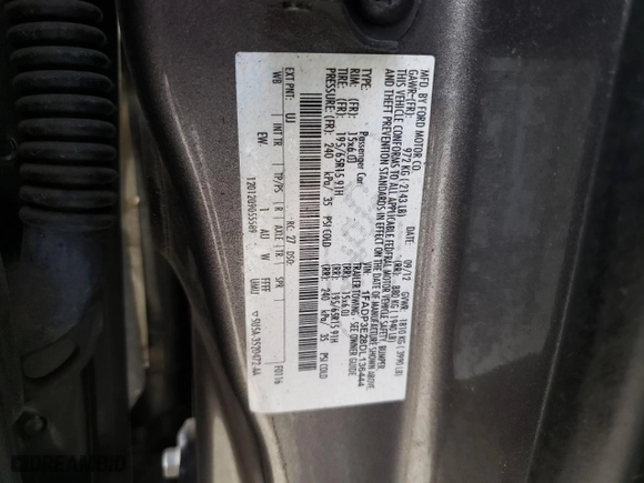 2013 Ford Focus S with VIN 1FADP3E28DL136444, listed as a Copart auction lot 53989865 with 167,479 mi miles and Salvage Title. Bid and sale history available at carsss.com. Image 12.