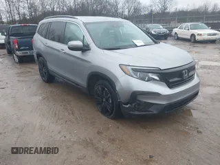 2022 Honda Pilot Special Edition with VIN 5FNYF6H25NB062612, listed as a IAAI auction lot 41543052 with 31,950 mi miles. Bid and sale history available at carsss.com. Image 1.
