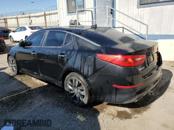 2015 Kia Optima SX with VIN 5XXGR4A77FG378234, listed as a Copart auction lot 56513525 with 110,523 mi miles and Clean title. Bid and sale history available at DreamBid. Image 2.
