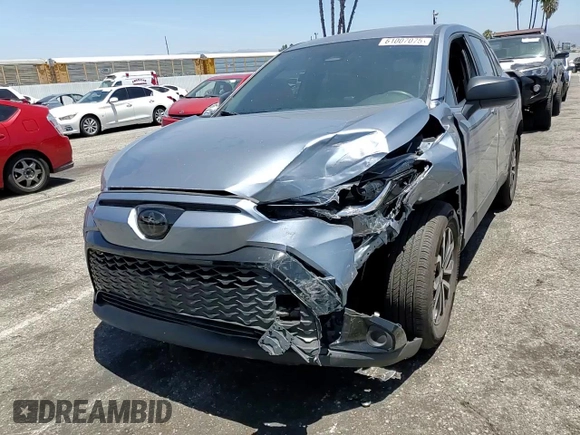 2024 Toyota Corolla Cross Hybrid S with VIN 7MUFBABG3RV043770, listed as a Copart auction lot 61007075 with 15,945 mi miles and Salvage title. Bid and sale history available at DreamBid. Image 14.