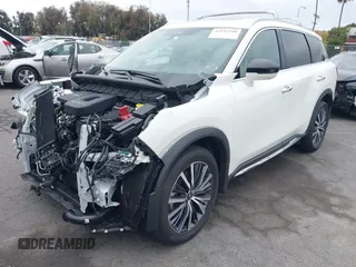 2025 Infiniti QX60 Sensory with VIN 5N1AL1GS6SC330036, listed as a IAAI auction lot 42193990 with 5,403 mi miles and . Bid and sale history available at DreamBid. Image 19.