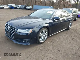 2017 Audi A8 L with VIN WAU44AFDXHN006857, listed as a IAAI auction lot 41758062 with 88,385 mi miles. Bid and sale history available at carsss.com. Image 18.