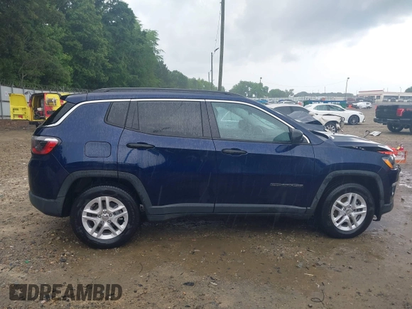 2020 Jeep Compass Sport с VIN 3C4NJCAB2LT253123, выставлен на аукционе IAAI как лот 42391181 с пробегом 47 450 миль миль и . История ставок и продаж доступна на DreamBid. Изображение 13.