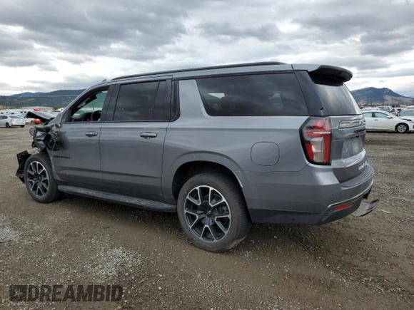 2021 Chevrolet Suburban RST with VIN 1GNSCEKD6MR234505, listed as a Copart auction lot 71460224 with 69,174 mi miles and Salvage title. Bid and sale history available at DreamBid. Image 2.