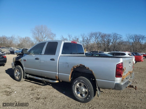 2008 Dodge Ram 2500 SLT with VIN 3D7KS28D98G229537, listed as a Copart auction lot 82213784 with 0 mi miles and Salvage Title. Bid and sale history available at carsss.com. Image 2.
