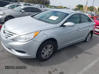 2013 Hyundai Sonata GLS with VIN 5NPEB4AC9DH598744, listed as a IAAI auction lot 42024858 with 92,750 mi miles and . Bid and sale history available at carsss.com. Image 2.