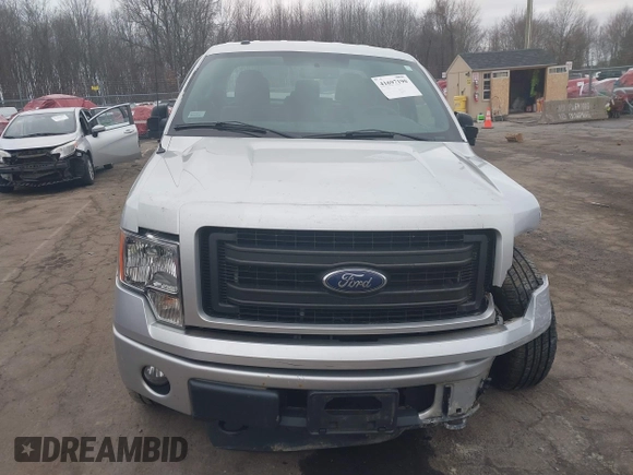 2014 Ford F-150 XL with VIN 1FTFX1EF2EFC81067, listed as a IAAI auction lot 41697190 with 105,584 mi miles. Bid and sale history available at carsss.com. Image 6.