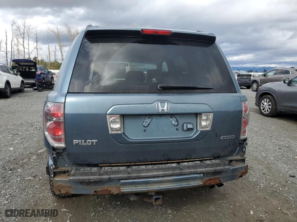 2007 Honda Pilot EX-L with VIN 2HKYF18777H539074, listed as a Copart auction lot 48896655 with 211,142 mi miles and Salvage Title. Bid and sale history available at carsss.com. Image 6.