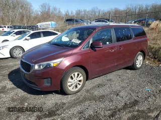 2016 Kia Sedona LX with VIN KNDMB5C14G6092198, listed as a Copart auction lot 51448375 with 123,886 mi miles and Clean Title. Bid and sale history available at carsss.com. Image 1.