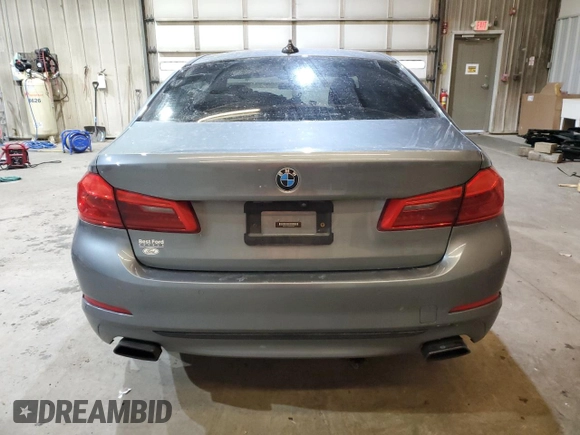 2019 BMW 5 Series 540i xDrive with VIN WBAJE7C55KWW05568, listed as a Copart auction lot 42807505 with 58,611 mi miles and Salvage Title. Bid and sale history available at carsss.com. Image 6.