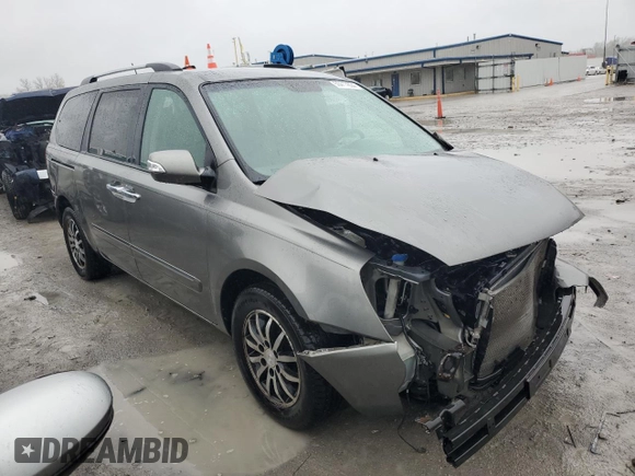 2012 Kia Sedona EX with VIN KNDMH4C70C6427156, listed as a Copart auction lot 50417654 with 121,012 mi miles and Salvage Title. Bid and sale history available at carsss.com. Image 4.