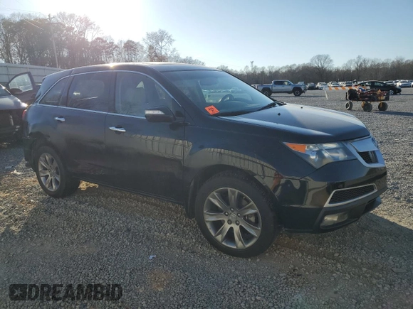2010 Acura MDX Advance with VIN 2HNYD2H58AH519677, listed as a Copart auction lot 46913325 with Not Provided miles and Salvage Title. Bid and sale history available at DreamBid. Image 4.