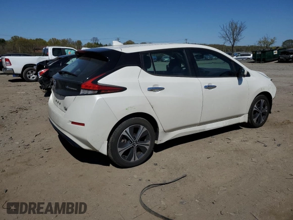 2022 Nissan LEAF SV Plus with VIN 1N4BZ1CV7NC552764, listed as a Copart auction lot 53708515 with 25,294 mi miles and Salvage title. Bid and sale history available at DreamBid. Image 3.